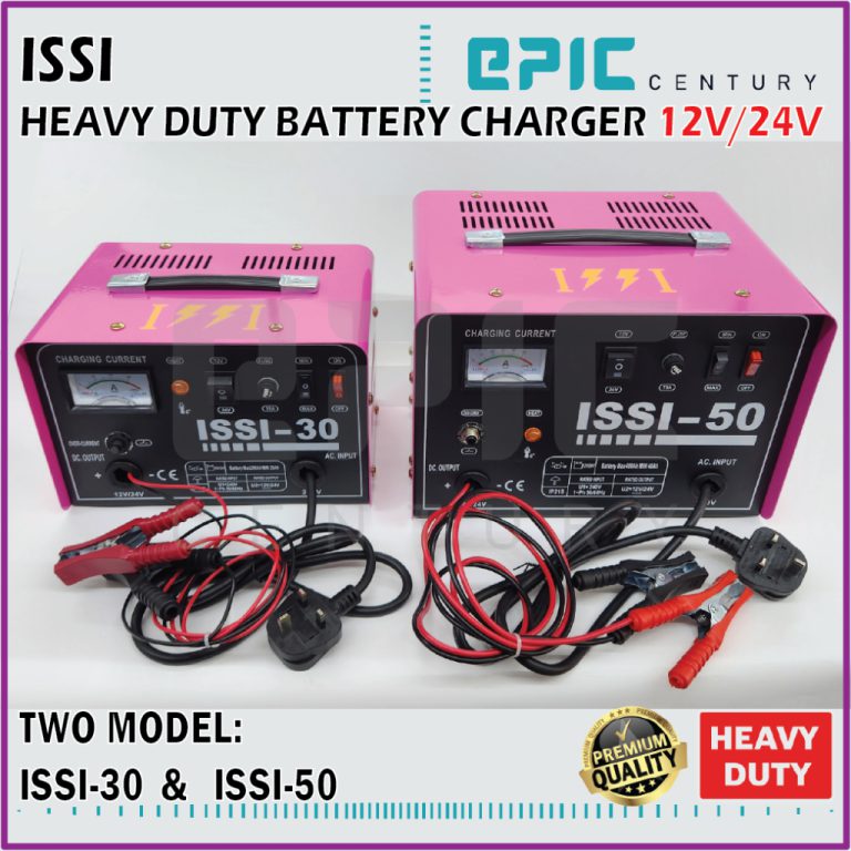 Issi Heavy Duty Battery Charger 12/24V 30A & 50A