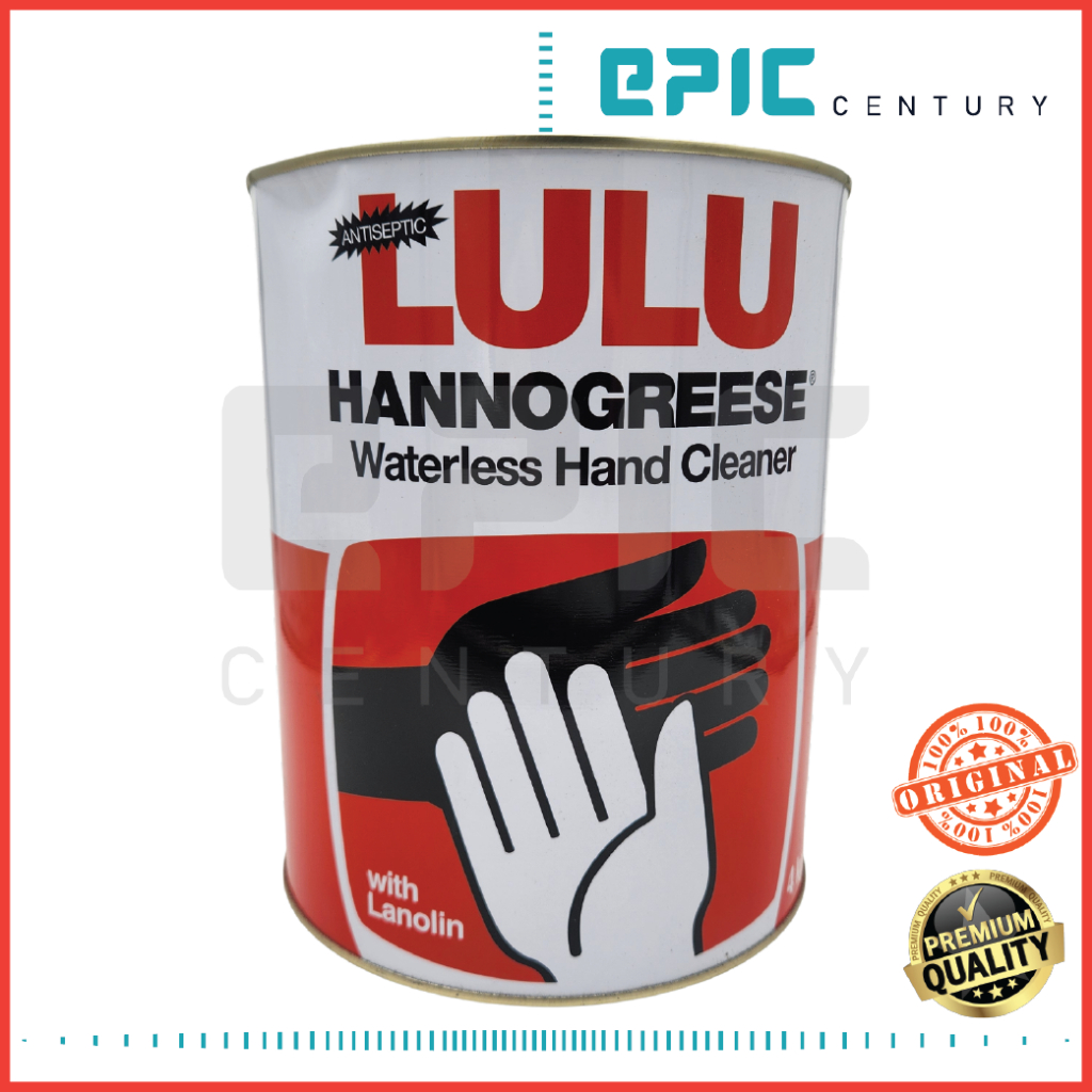 Lulu Hannogrease Waterless Hand Cleaner 4Kg/Tin (Anti-Septic)
