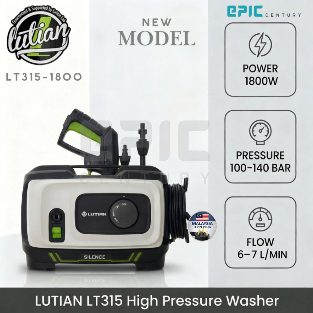 LUTIAN LT315-1800 140BAR / LT221-1200 100BAR HIGH PRESSURE CLEANER