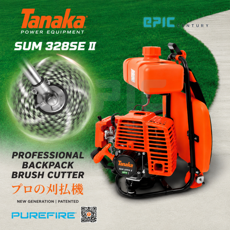 TANAKA SUM328SE II BRUSH CUTTER 32.6CC [ORIGINAL CLASSIC / MESIN RUMPUT ]