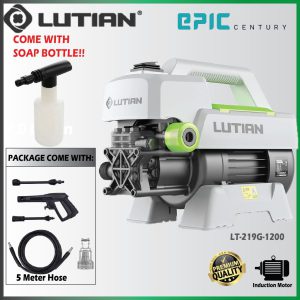 Lutian High Pressure Cleaner 100 Bar , 7Liter/Min , Induction Motor (Mesin Cuci Kereta / Water Jet)