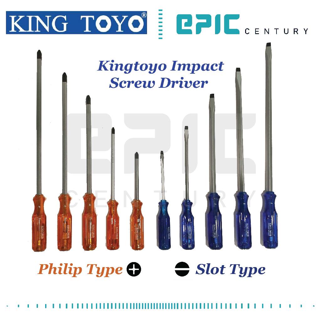 King Toyo Impact Screwdriver (Go-Thru) Impact Screwdriver / Pahat