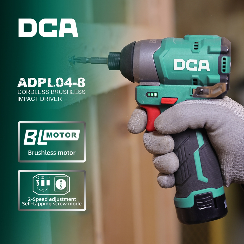 DCA ADPL04-8 12V 140Nm Cordless Impact Driver